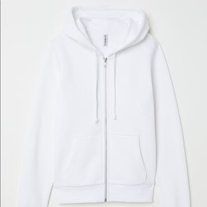 H&M Basics White Hoodie